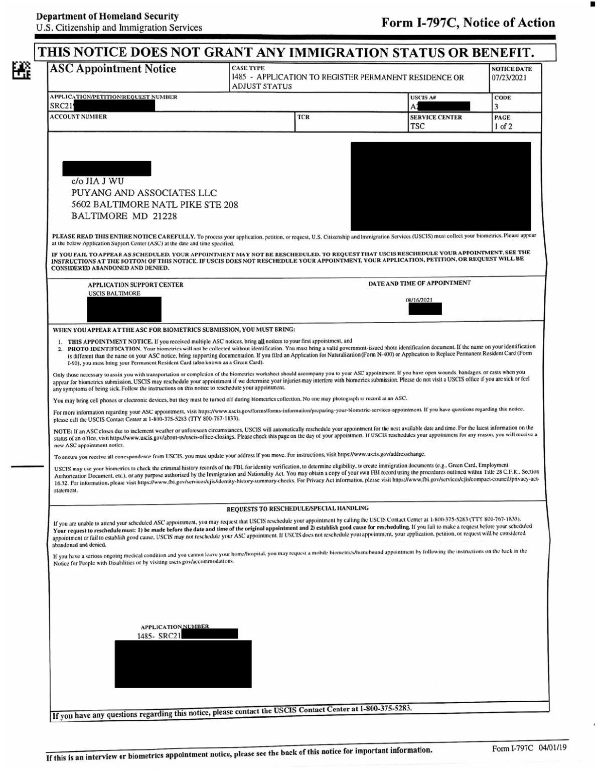 Still Haven't Received Biometric Appointment Notice? Not much you can ...