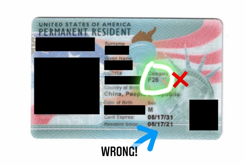 USCIS Wrongly Issues 10 YR Green Card Instead of 2 YR Conditional Green ...