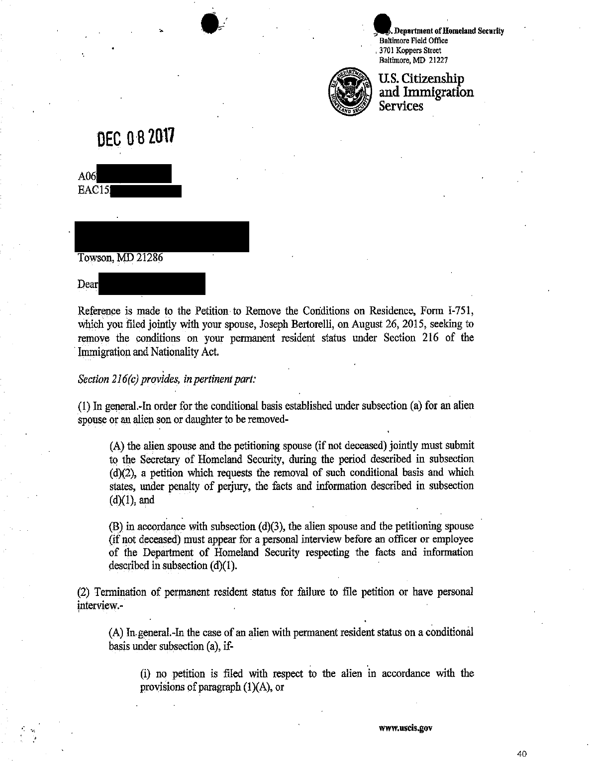 My I751 Was Denied; I Was Then Put in Proceedings; My Petitioner Spouse Also Passed Away; Now